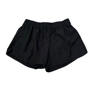 Champion Black Subtle Printed Athletic Shorts